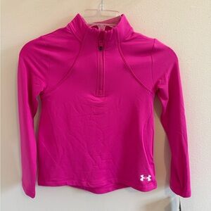 Under Armour Fuchsia Half-Zip Pullover NWT